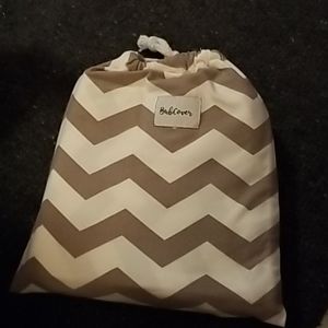 Grey Chevron Multifunctional Car Seat Cover